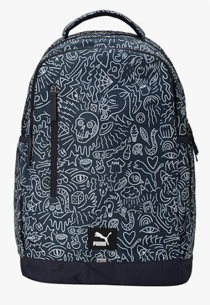 Unisex-Adult AOP Backpack IND, Intense Blue-Nimbus Cloud-AOP, X (7854302)